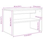 Casa si Gradina - Mobilier - Comode si corpuri - Comode - Cabinet TV Lemn vechi 60 x 35 x 40 cm Lemn compozit - Infinity.ro