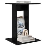 Casa si Gradina - Mobilier - Mese si birouri - Mese living - Masa laterala Stejar Negru 45 x 40 x 62,5 cm Lemn compozit - Infinity.ro