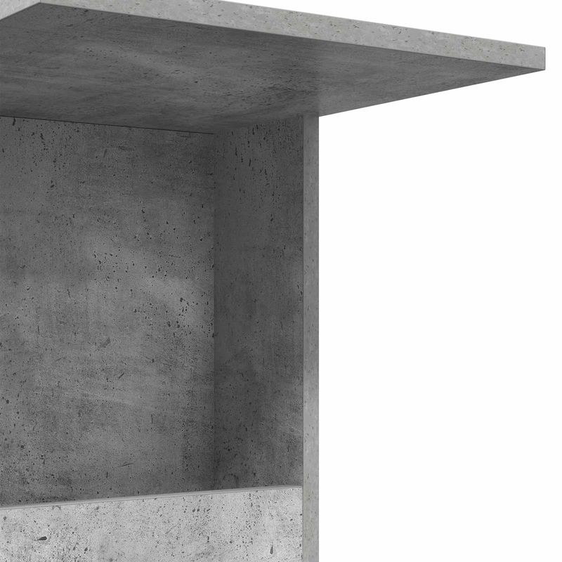 Casa si Gradina - Mobilier - Mese si birouri - Mese living - Masa laterala Gri din beton 40 x 35 x 60 cm Lemn compozit - Infinity.ro