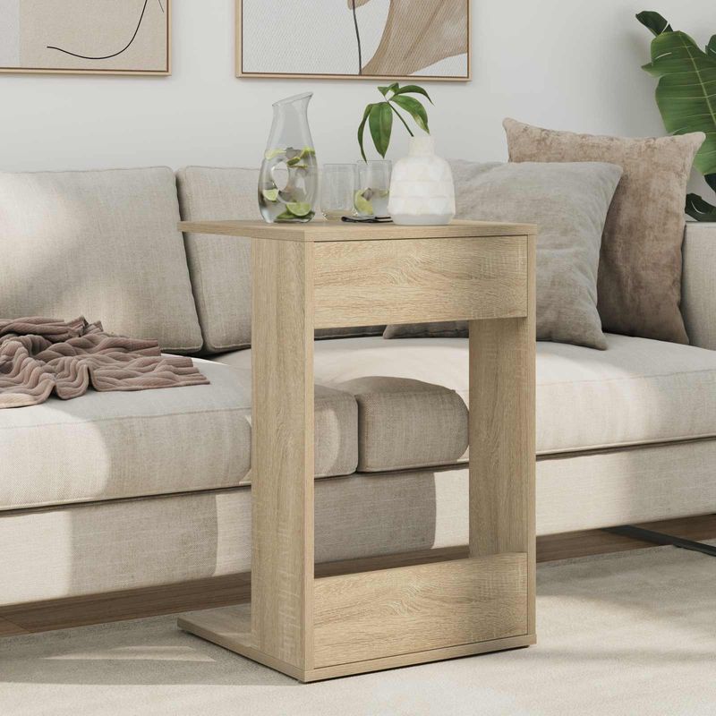 Casa si Gradina - Mobilier - Mese si birouri - Mese living - Masa laterala Stejar Sonoma 40 x 38 x 62,5 cm Lemn compozit - Infinity.ro