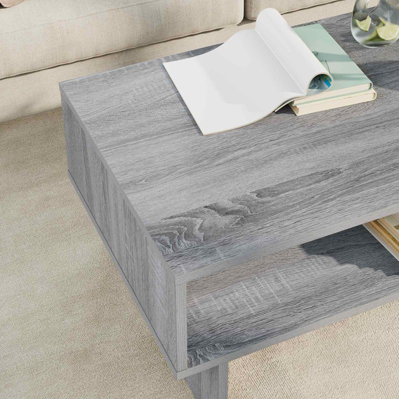 Casa si Gradina - Mobilier - Mese si birouri - Masute de cafea - Masa de cafea Gri Sonoma 80 x 46 x 35 cm Lemn compozit - Infinity.ro