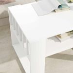 Casa si Gradina - Mobilier - Mese si birouri - Masute de cafea - Masa de cafea Alb 66 x 49,5 x 45 cm Lemn compozit - Infinity.ro