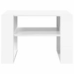 Casa si Gradina - Mobilier - Mese si birouri - Masute de cafea - Masa de cafea Alb 66 x 49,5 x 45 cm Lemn compozit - Infinity.ro