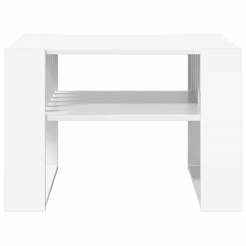 Casa si Gradina - Mobilier - Mese si birouri - Masute de cafea - Masa de cafea Alb 66 x 49,5 x 45 cm Lemn compozit - Infinity.ro