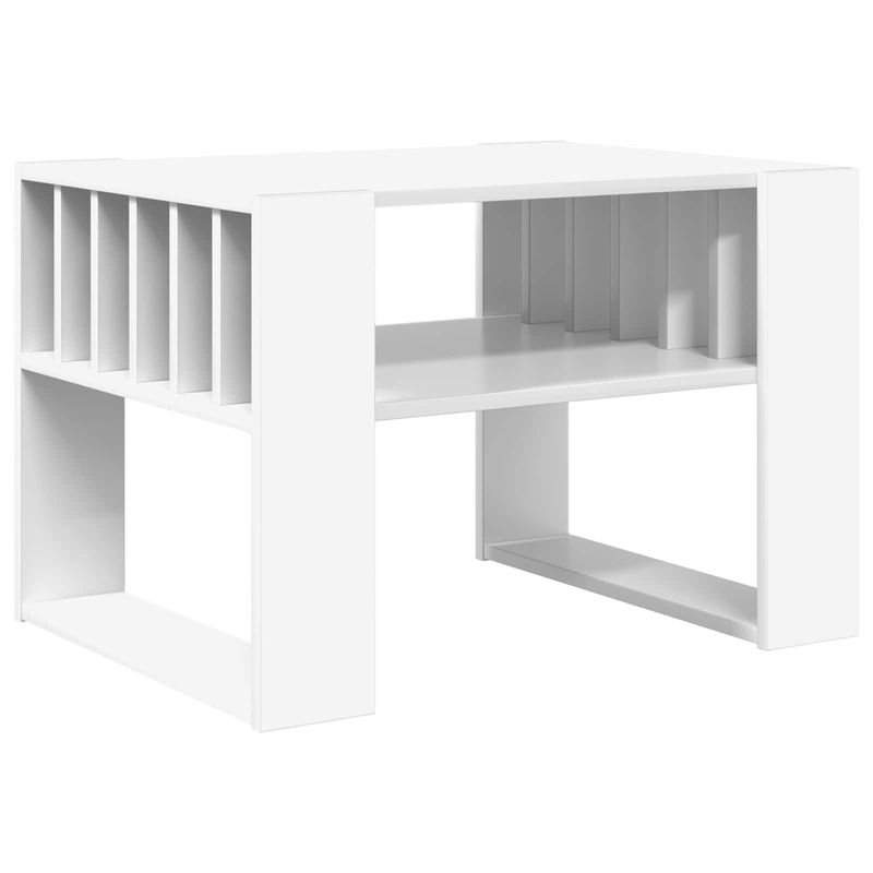 Casa si Gradina - Mobilier - Mese si birouri - Masute de cafea - Masa de cafea Alb 66 x 49,5 x 45 cm Lemn compozit - Infinity.ro