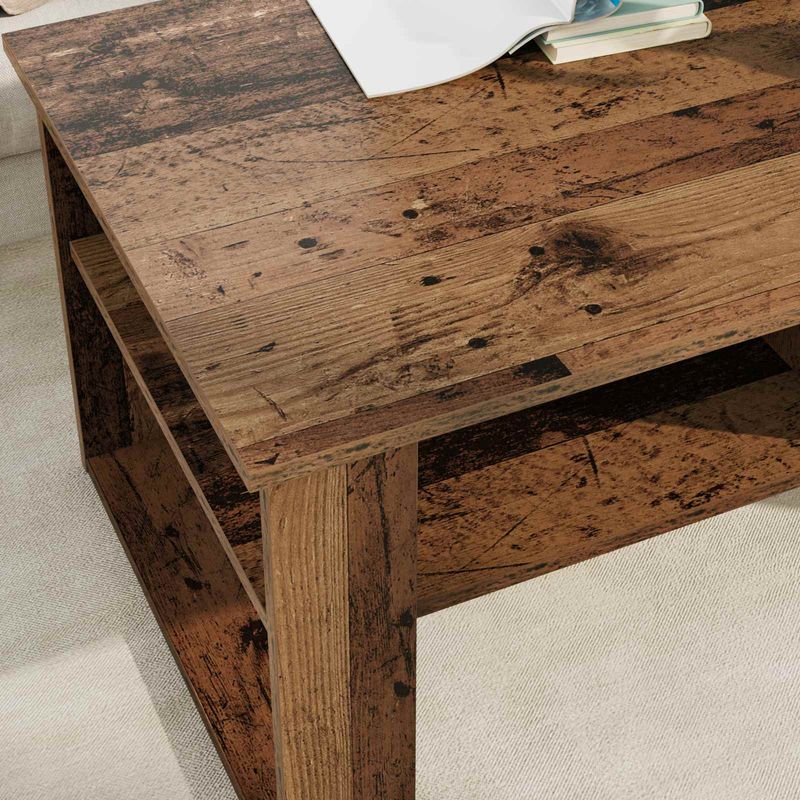 Casa si Gradina - Mobilier - Mese si birouri - Masute de cafea - Masa de cafea Lemn vechi 96 x 54 x 44 cm Lemn compozit - Infinity.ro
