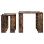 Casa si Gradina - Mobilier - Mese si birouri - Masute de cafea - Set de masute de cafea 2 pcs Stejar fumuriu Lemn compozit - Infinity.ro