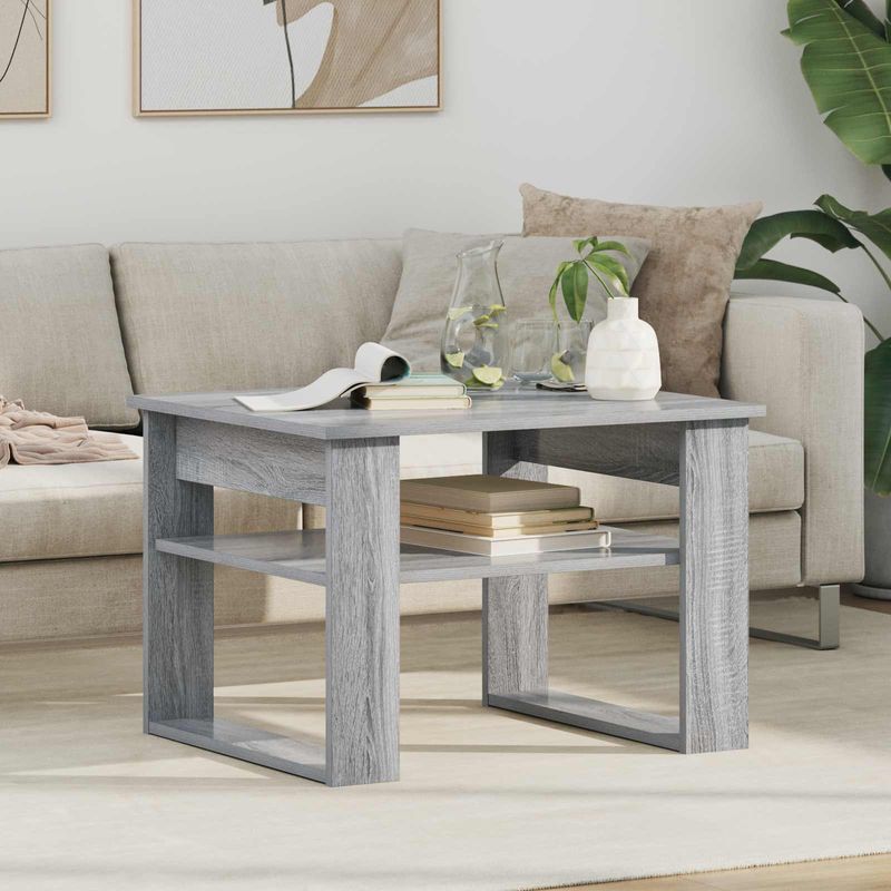 Casa si Gradina - Mobilier - Mese si birouri - Masute de cafea - Masa de cafea Gri Sonoma 64 x 54 x 44 cm Lemn compozit - Infinity.ro