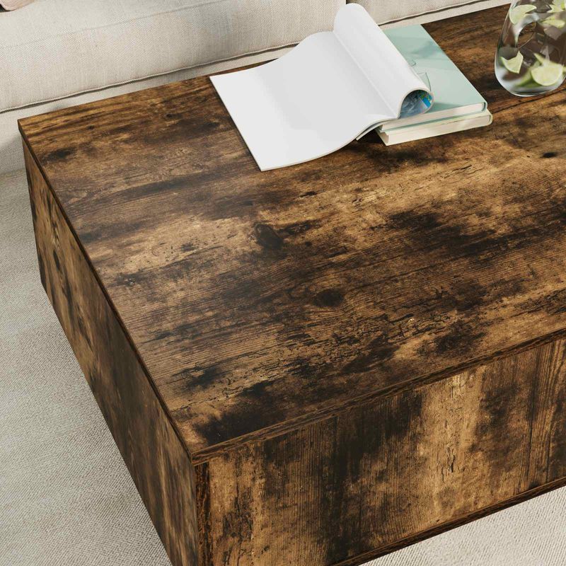 Casa si Gradina - Mobilier - Mese si birouri - Masute de cafea - Masa de cafea Stejar fumuriu 95 x 55 x 31 cm Lemn compozit - Infinity.ro