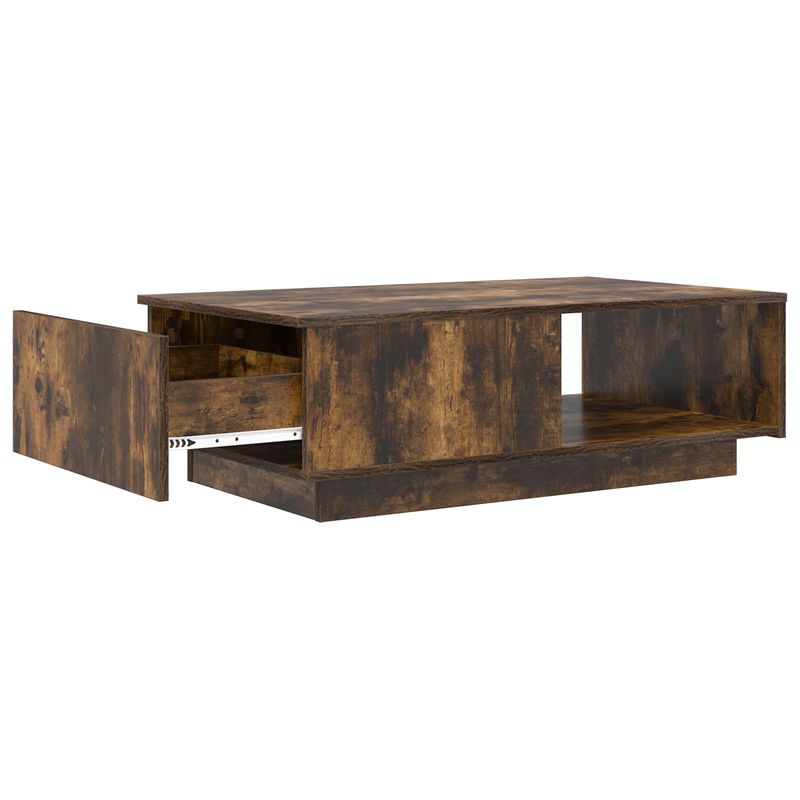 Casa si Gradina - Mobilier - Mese si birouri - Masute de cafea - Masa de cafea Stejar fumuriu 95 x 55 x 31 cm Lemn compozit - Infinity.ro