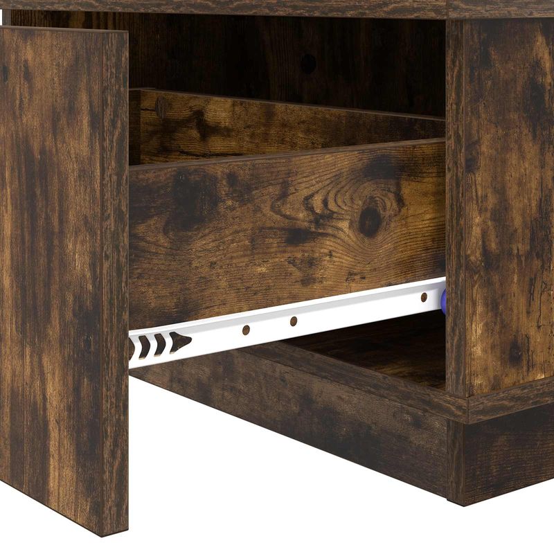 Casa si Gradina - Mobilier - Mese si birouri - Masute de cafea - Masa de cafea Stejar fumuriu 95 x 55 x 31 cm Lemn compozit - Infinity.ro