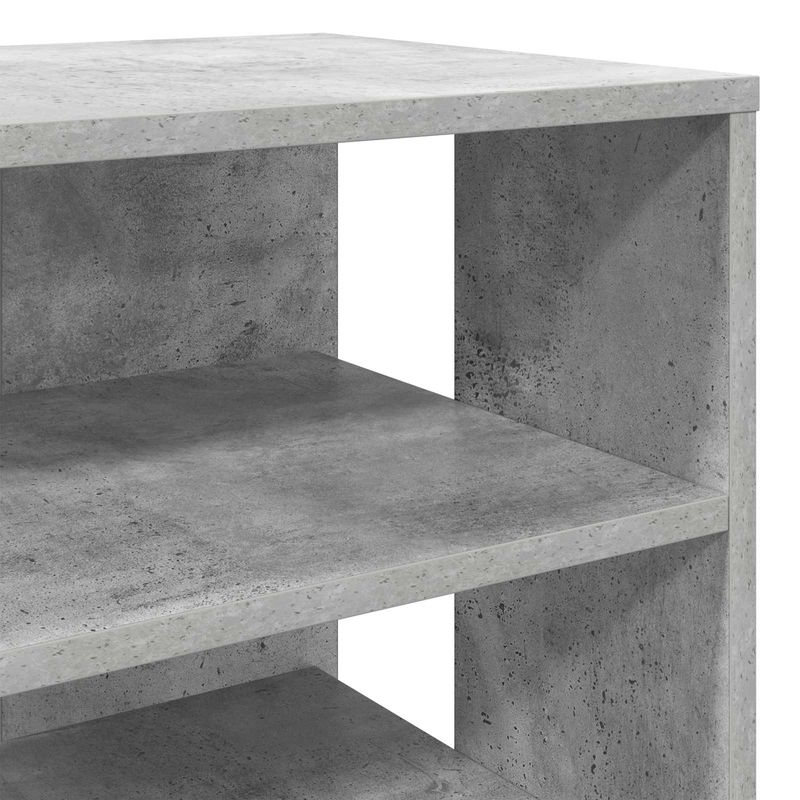 Casa si Gradina - Mobilier - Organizare si depozitare - Organizator incaltaminte - Dulap pentru pantofi cu raft 2 pcs Gri din beton Lemn compozit - Infinity.ro