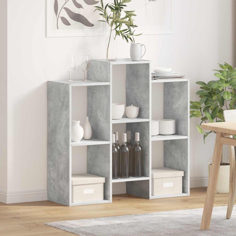 Casa si Gradina - Mobilier - Comode si corpuri - Comode - Bufet Gri din beton 90 x 30 x 90 cm - Infinity.ro