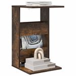 Casa si Gradina - Mobilier - Mese si birouri - Mese living - Masa laterala Stejar fumuriu 40 x 35 x 60,5 cm Lemn compozit - Infinity.ro