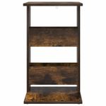 Casa si Gradina - Mobilier - Mese si birouri - Mese living - Masa laterala Stejar fumuriu 40 x 35 x 60,5 cm Lemn compozit - Infinity.ro