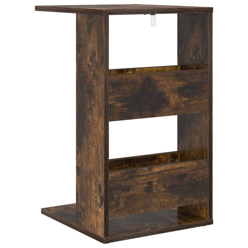 Casa si Gradina - Mobilier - Mese si birouri - Mese living - Masa laterala Stejar fumuriu 40 x 35 x 60,5 cm Lemn compozit - Infinity.ro