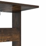 Casa si Gradina - Mobilier - Mese si birouri - Mese living - Masa laterala Stejar fumuriu 40 x 35 x 60,5 cm Lemn compozit - Infinity.ro