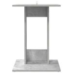Casa si Gradina - Mobilier - Mese si birouri - Mese living - Masa laterala Gri din beton 45 x 40 x 62,5 cm Lemn compozit - Infinity.ro