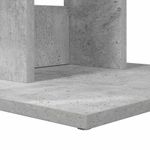 Casa si Gradina - Mobilier - Mese si birouri - Mese living - Masa laterala Gri din beton 45 x 40 x 62,5 cm Lemn compozit - Infinity.ro
