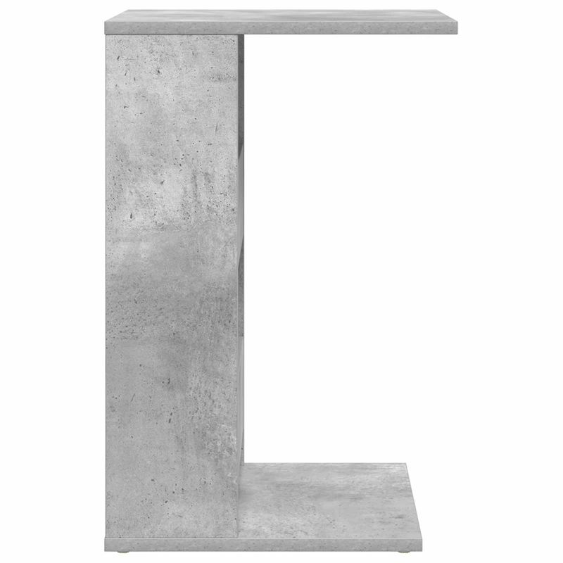 Casa si Gradina - Mobilier - Mese si birouri - Mese living - Masa laterala Gri din beton 40 x 35 x 60,5 cm Lemn compozit - Infinity.ro