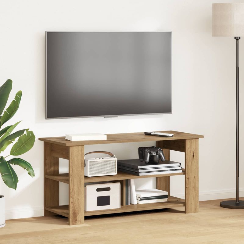 Casa si Gradina - Mobilier - Comode si corpuri - Comode - Suport pentru TV Stejar Artizanal 100 x 40 x 50 cm - Infinity.ro