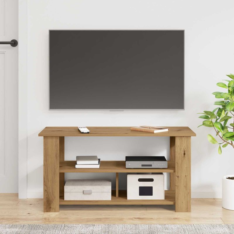 Casa si Gradina - Mobilier - Comode si corpuri - Comode - Suport pentru TV Stejar Artizanal 100 x 40 x 50 cm - Infinity.ro
