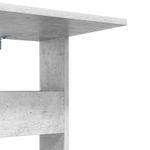 Casa si Gradina - Mobilier - Mese si birouri - Mese living - Masa laterala Gri din beton 40 x 35 x 60,5 cm Lemn compozit - Infinity.ro