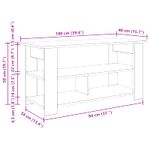 Casa si Gradina - Mobilier - Comode si corpuri - Comode - Suport pentru TV Stejar Artizanal 100 x 40 x 50 cm - Infinity.ro