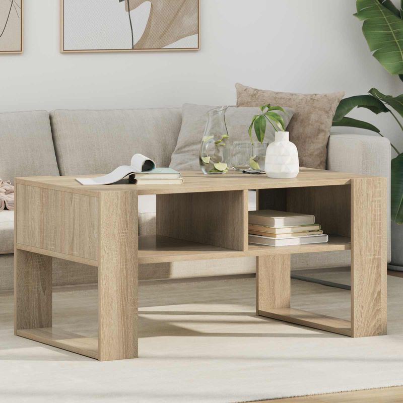 Casa si Gradina - Mobilier - Mese si birouri - Masute de cafea - Masa de cafea Stejar Sonoma 92 x 53 x 45 cm Lemn compozit - Infinity.ro