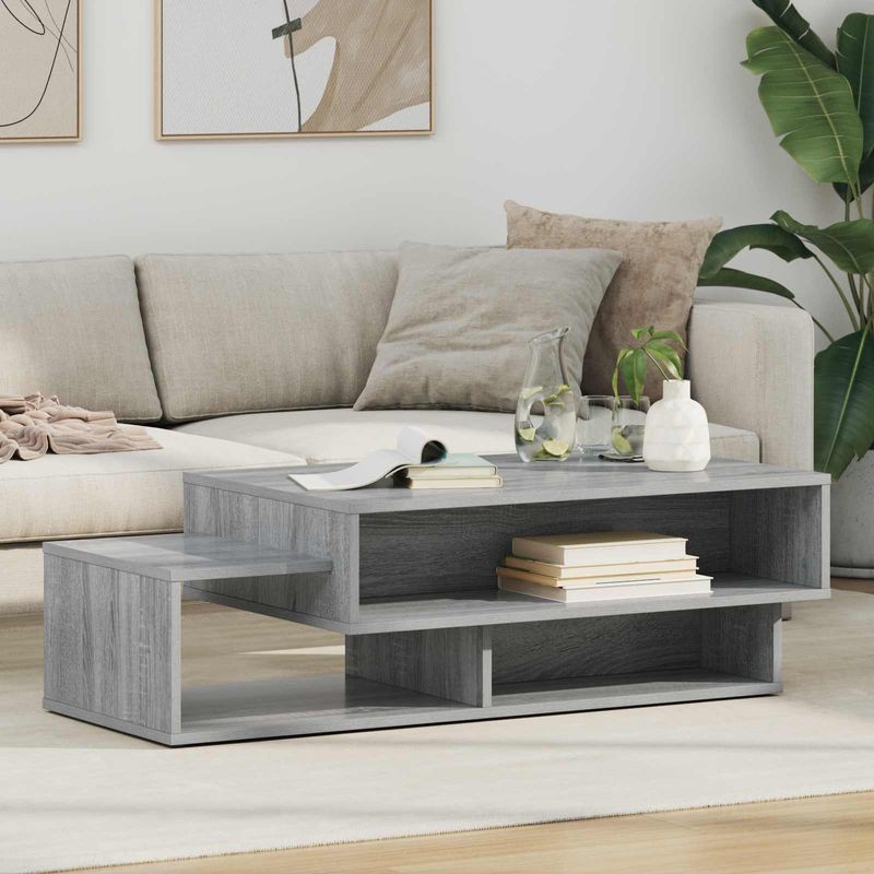 Casa si Gradina - Mobilier - Mese si birouri - Masute de cafea - Masa de cafea Gri Sonoma 105 x 50 x 32,5 cm Lemn compozit - Infinity.ro