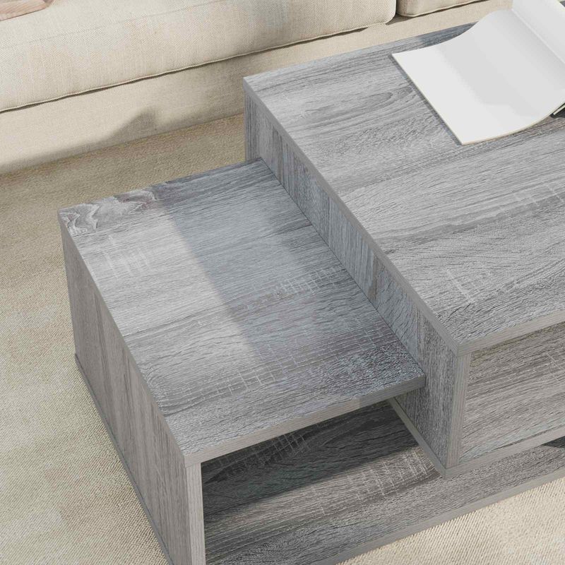 Casa si Gradina - Mobilier - Mese si birouri - Masute de cafea - Masa de cafea Gri Sonoma 105 x 50 x 32,5 cm Lemn compozit - Infinity.ro