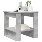 Casa si Gradina - Mobilier - Mese si birouri - Masute de cafea - Masa de cafea Gri din beton 51 x 50 x 50 cm Lemn compozit - Infinity.ro