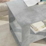 Casa si Gradina - Mobilier - Mese si birouri - Masute de cafea - Masa de cafea Gri din beton 51 x 50 x 50 cm Lemn compozit - Infinity.ro