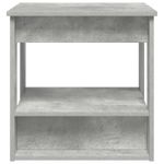 Casa si Gradina - Mobilier - Mese si birouri - Masute de cafea - Masa de cafea Gri din beton 51 x 50 x 50 cm Lemn compozit - Infinity.ro