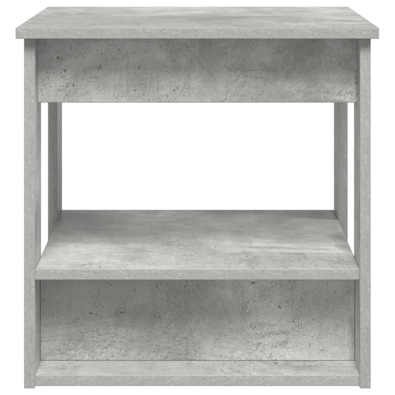 Casa si Gradina - Mobilier - Mese si birouri - Masute de cafea - Masa de cafea Gri din beton 51 x 50 x 50 cm Lemn compozit - Infinity.ro