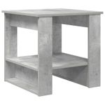 Casa si Gradina - Mobilier - Mese si birouri - Masute de cafea - Masa de cafea Gri din beton 51 x 50 x 50 cm Lemn compozit - Infinity.ro