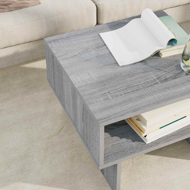 Casa si Gradina - Mobilier - Mese si birouri - Masute de cafea - Masa de cafea Gri Sonoma 48 x 46 x 35 cm Lemn compozit - Infinity.ro