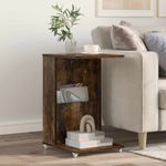 Casa si Gradina - Mobilier - Mese si birouri - Mese living - Masa laterala Stejar fumuriu 40 x 35 x 60 cm Lemn compozit - Infinity.ro