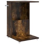 Casa si Gradina - Mobilier - Mese si birouri - Mese living - Masa laterala Stejar fumuriu 40 x 35 x 60 cm Lemn compozit - Infinity.ro