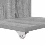 Casa si Gradina - Mobilier - Mese si birouri - Mese living - Masa laterala cu roata Gri Sonoma 40 x 35 x 60 cm Lemn compozit - Infinity.ro