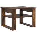 Casa si Gradina - Mobilier - Mese si birouri - Masute de cafea - Masa de cafea Stejar fumuriu 64 x 54 x 44 cm Lemn compozit - Infinity.ro