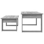 Casa si Gradina - Mobilier - Mese si birouri - Masute de cafea - Set de masute de cafea 2 pcs Gri Sonoma Lemn compozit - Infinity.ro