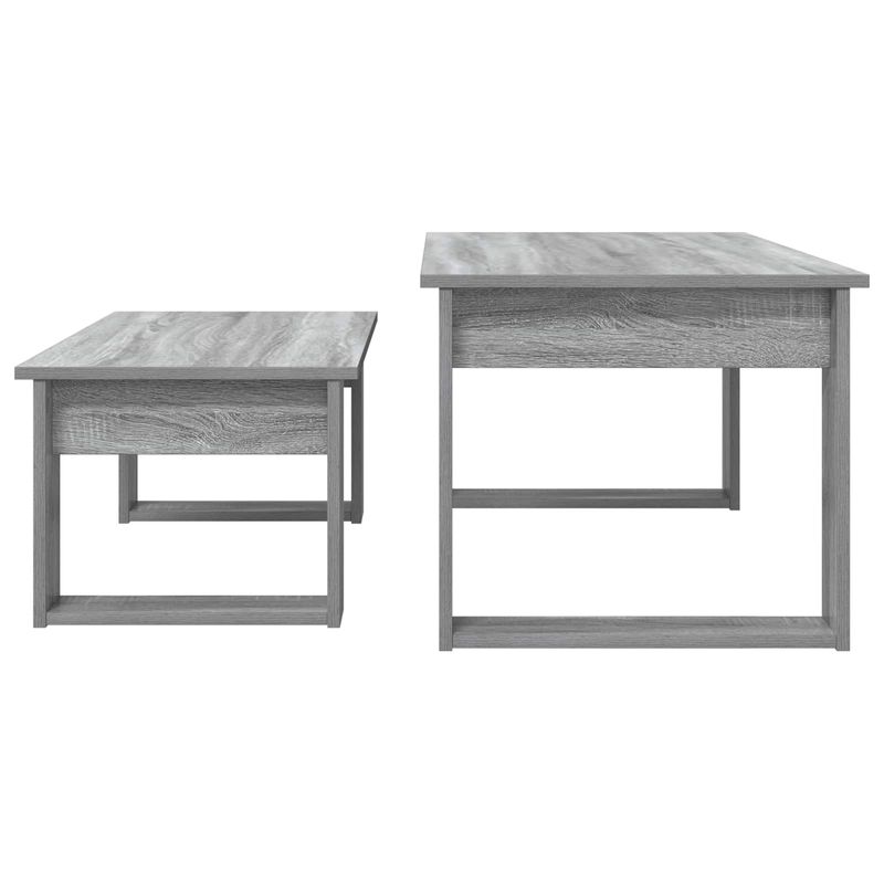 Casa si Gradina - Mobilier - Mese si birouri - Masute de cafea - Set de masute de cafea 2 pcs Gri Sonoma Lemn compozit - Infinity.ro