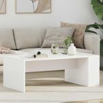 Casa si Gradina - Mobilier - Mese si birouri - Masute de cafea - Masa de cafea Alb 95 x 50 x 34 cm Lemn compozit - Infinity.ro