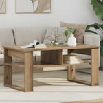 Casa si Gradina - Mobilier - Mese si birouri - Masute de cafea - Masa de cafea Stejar Artizanal 96 x 54 x 44 cm Lemn compozit - Infinity.ro