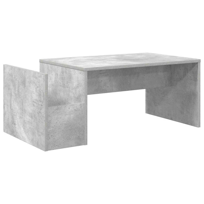 Casa si Gradina - Mobilier - Mese si birouri - Masute de cafea - Masa de cafea Gri din beton 90 x 45 x 35 cm Lemn compozit - Infinity.ro