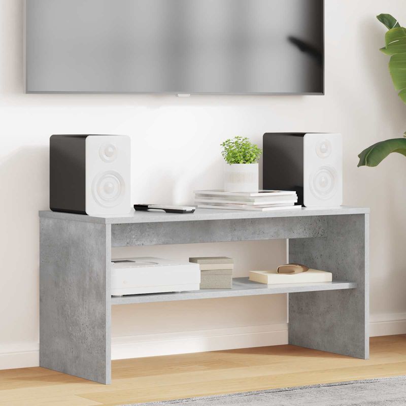 Casa si Gradina - Mobilier - Comode si corpuri - Comode - Cabinet TV Gri din beton 80 x 35 x 40 cm Lemn compozit - Infinity.ro