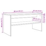 Casa si Gradina - Mobilier - Comode si corpuri - Comode - Cabinet TV Gri din beton 80 x 35 x 40 cm Lemn compozit - Infinity.ro