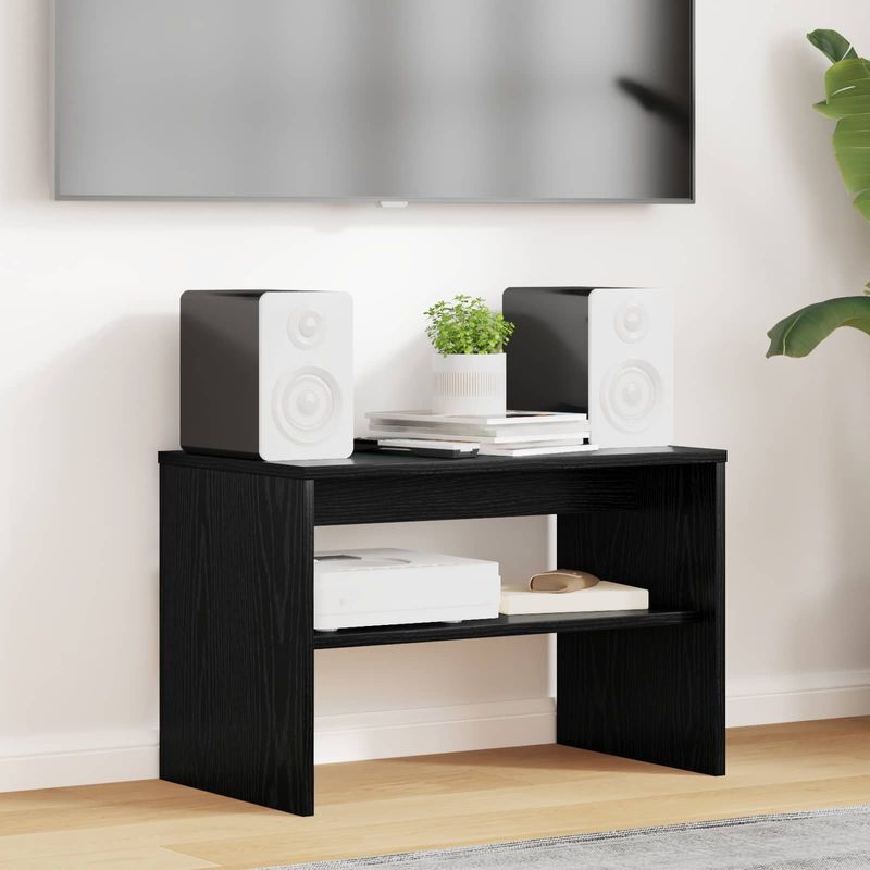 Casa si Gradina - Mobilier - Comode si corpuri - Comode - Cabinet TV Stejar Negru 60 x 35 x 40 cm Lemn compozit - Infinity.ro