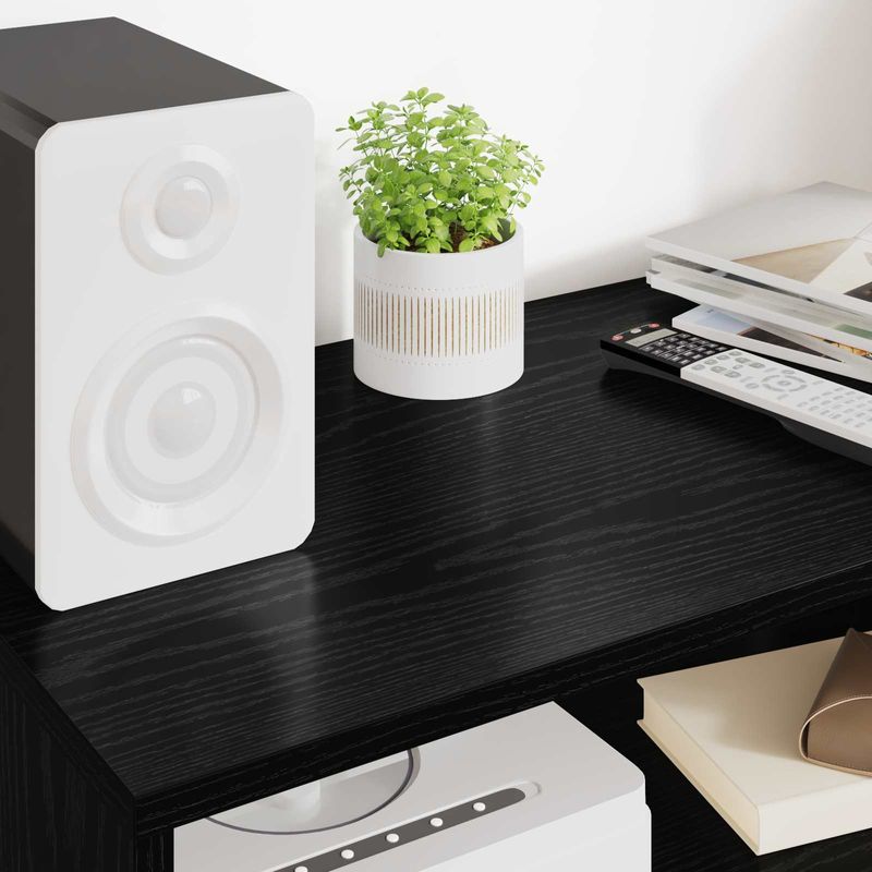 Casa si Gradina - Mobilier - Comode si corpuri - Comode - Cabinet TV Stejar Negru 60 x 35 x 40 cm Lemn compozit - Infinity.ro